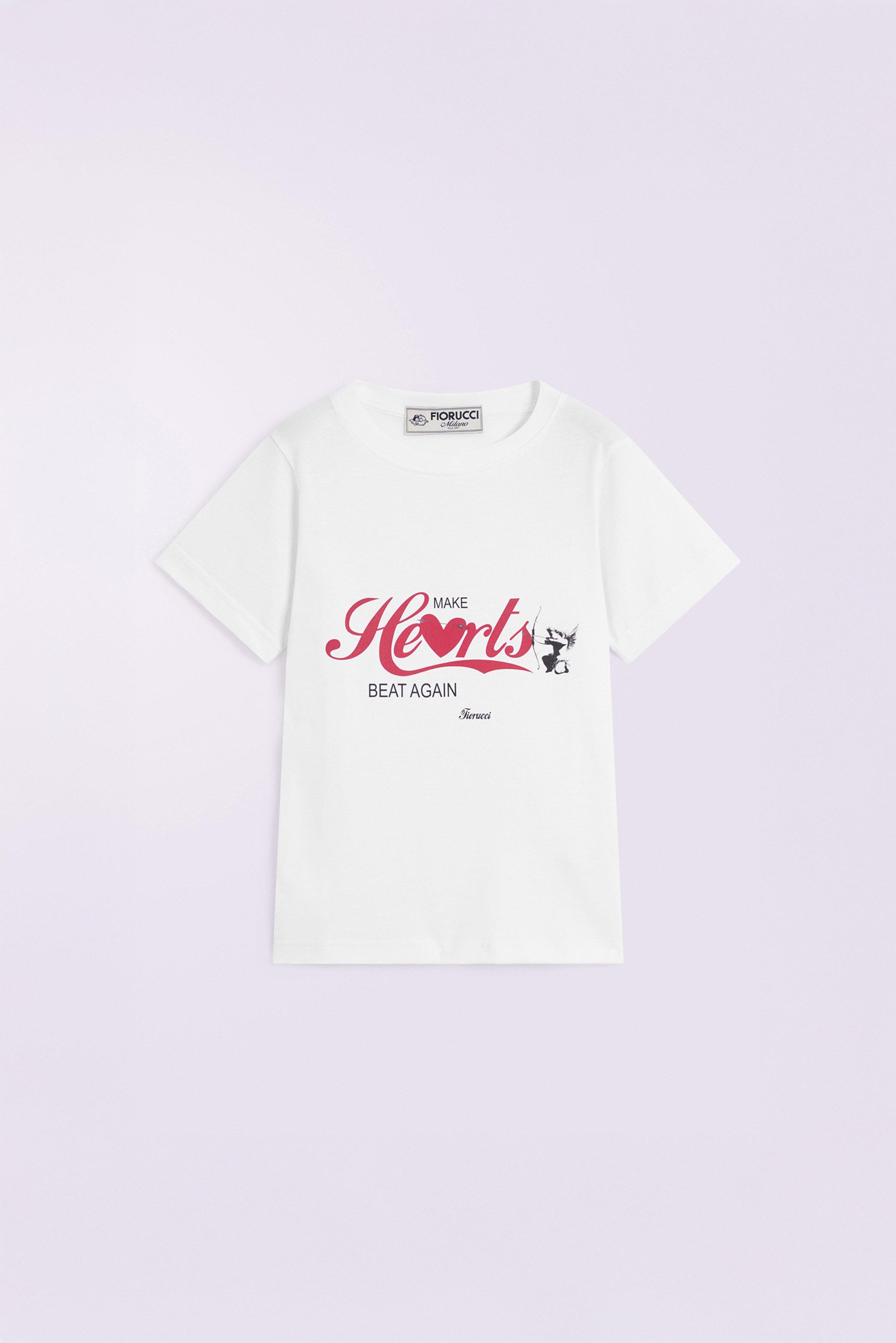 Make Hearts Beat Again Baby T-Shirt in White for Women